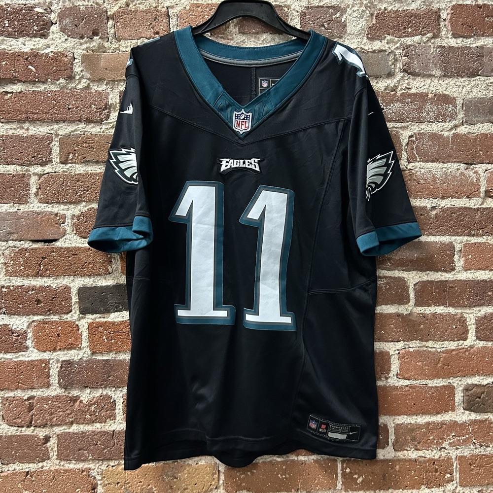 Philadelphia Eagles AJ Brown Nike Onfield Jersey Men’s Large Black NFL Football